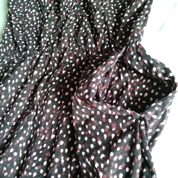 Purple Dress with white and red spots - Picture 3 of 6